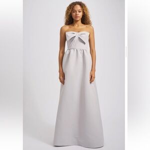 Amsale Abby GB289A (Navy Faille) Bridesmaids Dress